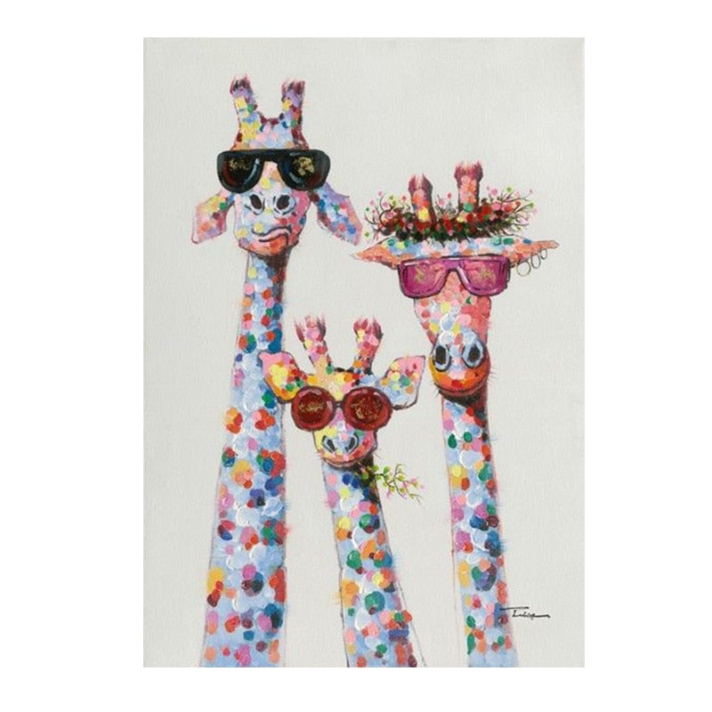 Alma | Buntes Tierlein Canvas