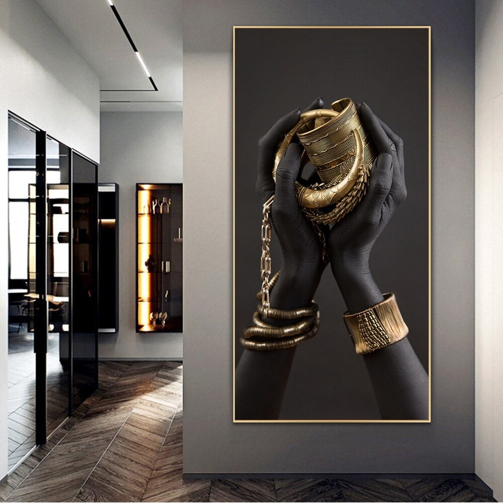 Inaya | Leinwand mit Hand