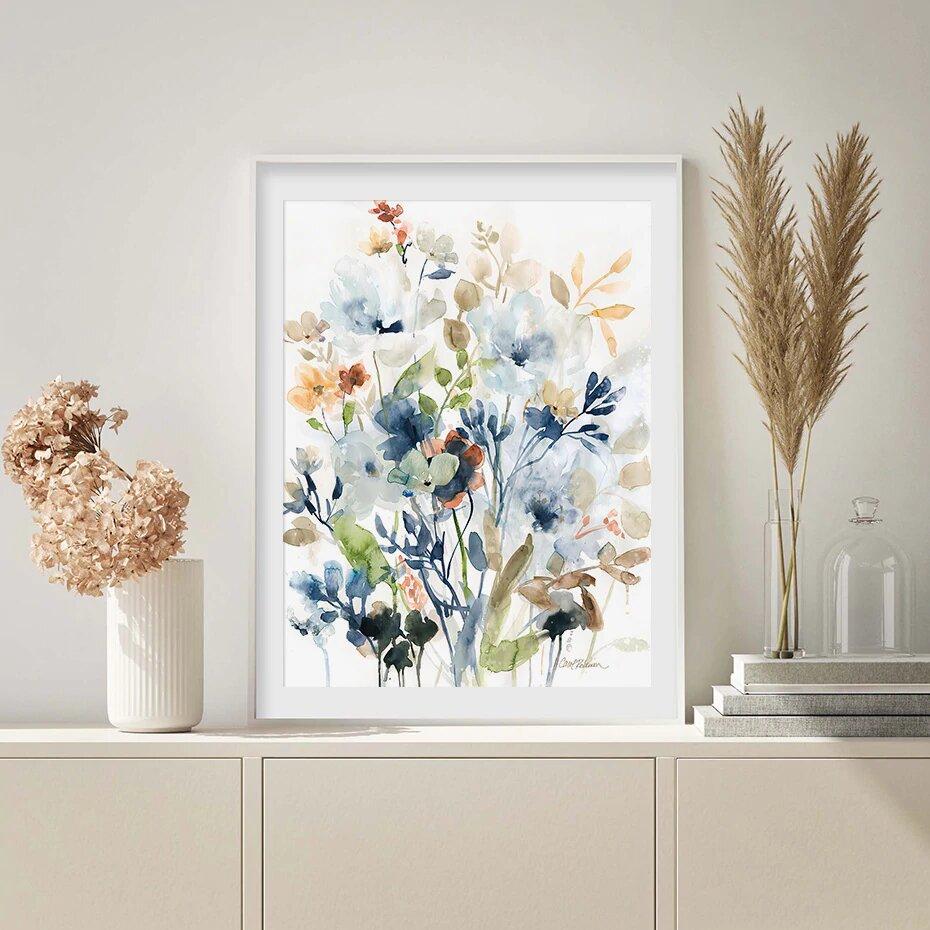Adèle | Blumenleinwand