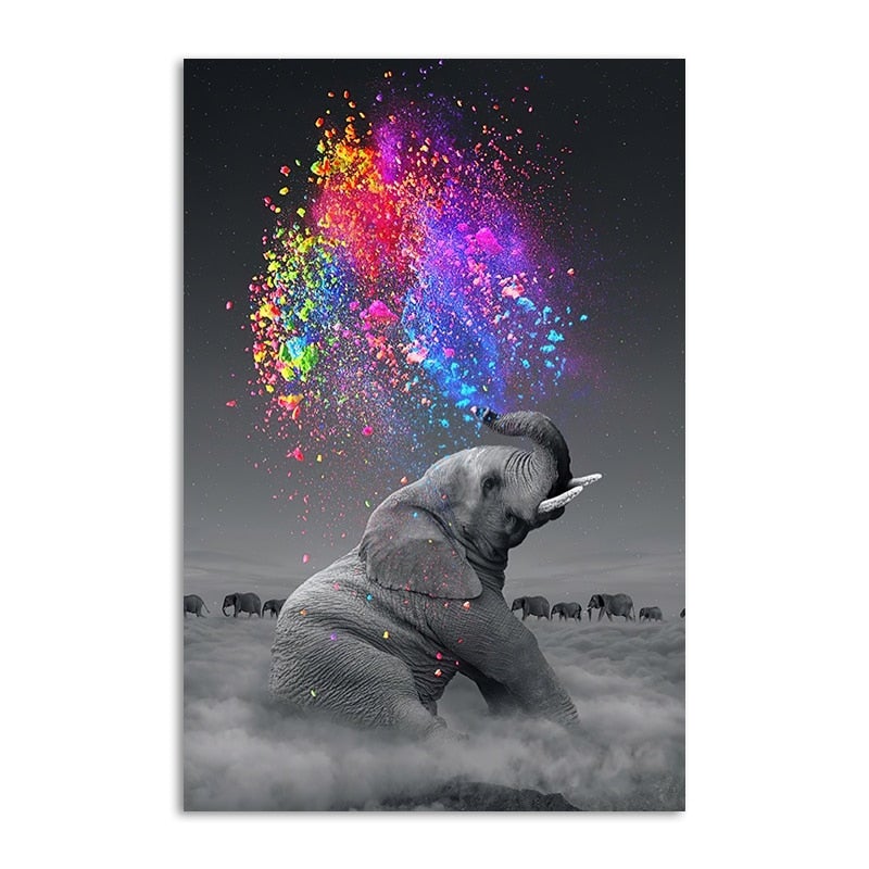 Anaïs | Elefant Pop Art Leinwand