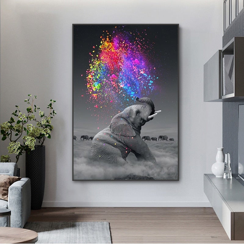 Anaïs | Elefant Pop Art Leinwand