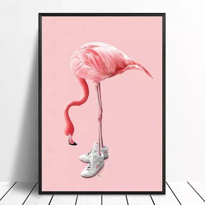 Lola | Flamingo Leinwand