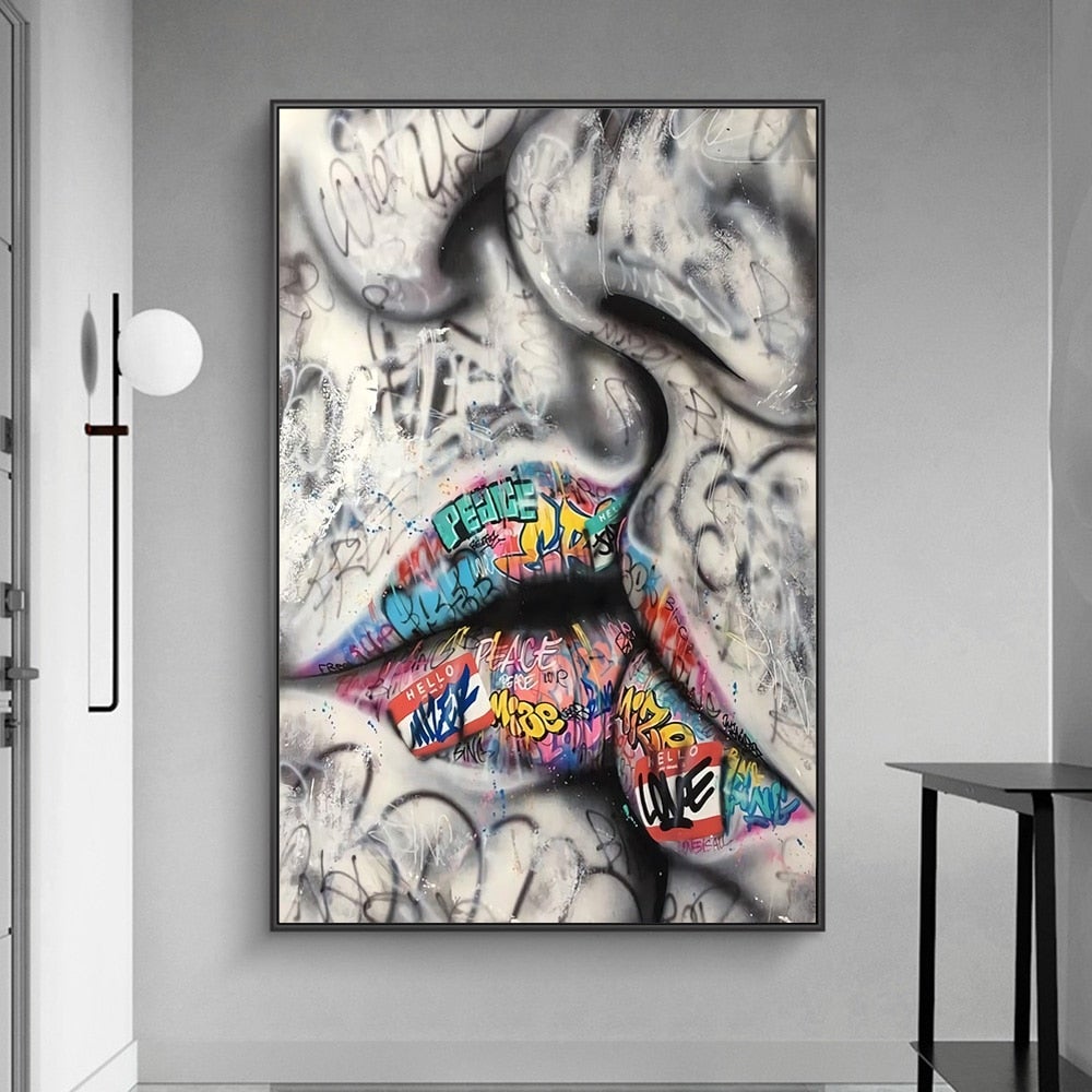 Manon | Lippen Leinwand