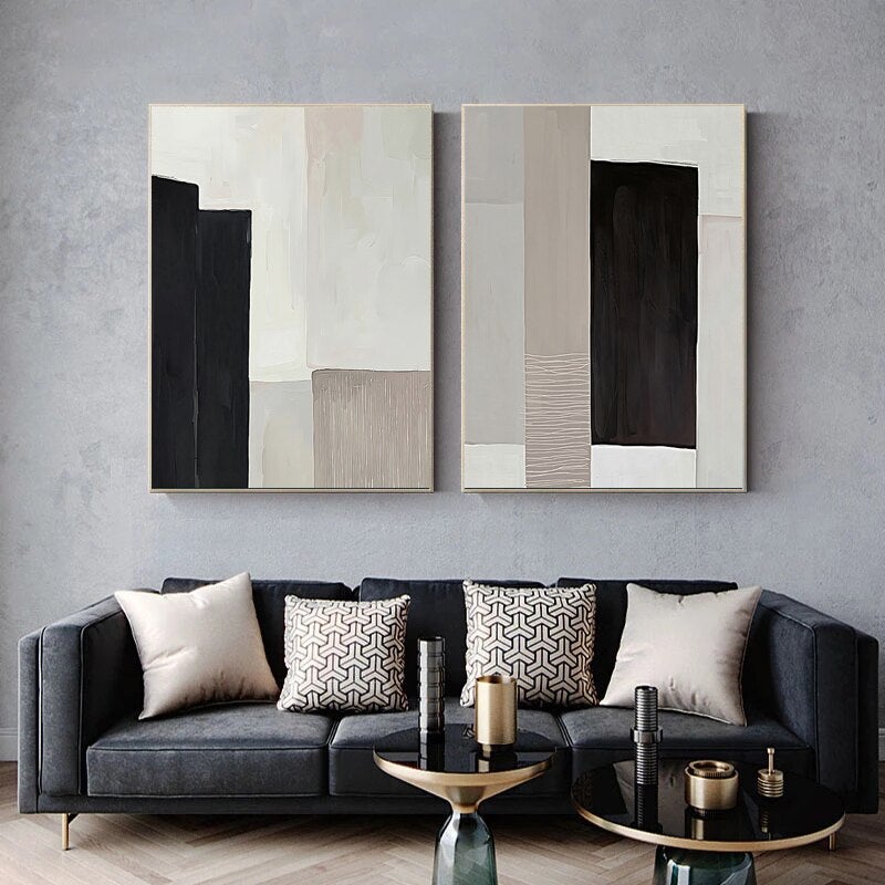 Lana | Geometrisches Muster Leinwand
