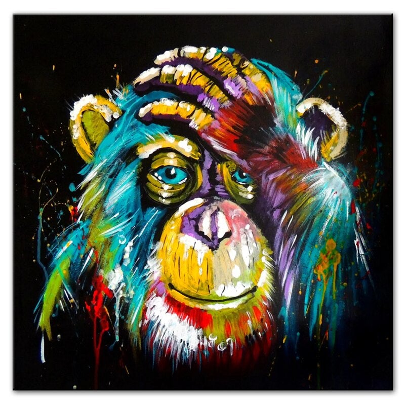 Roxane | Pop Art Affe Leinwand