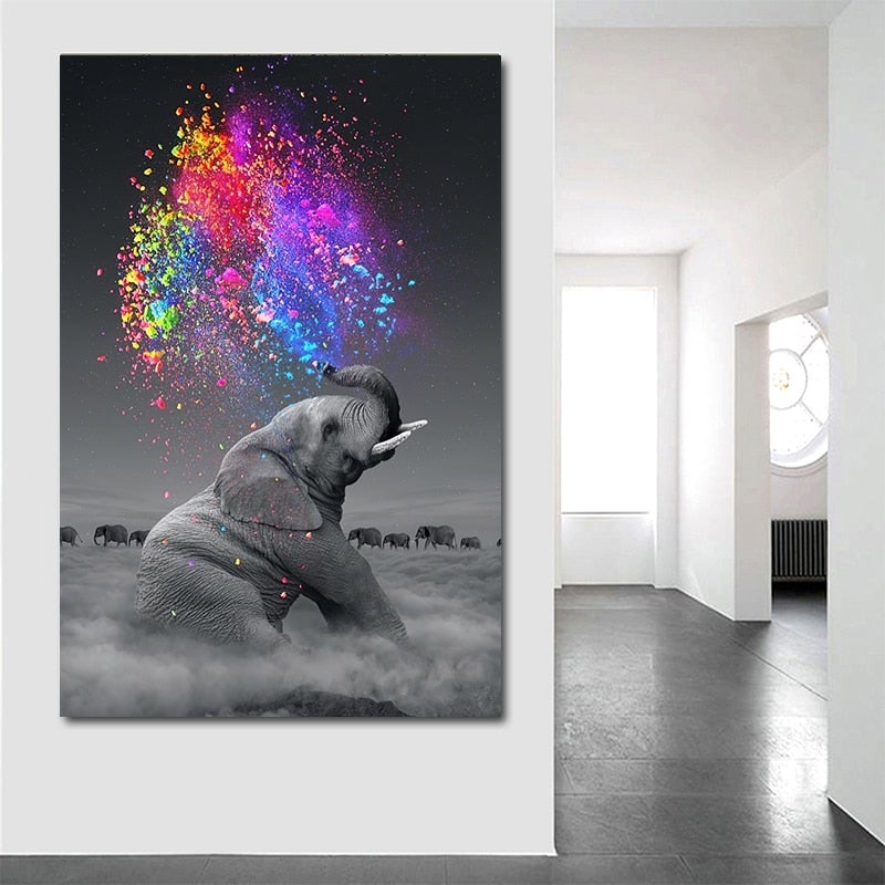 Anaïs | Elefant Pop Art Leinwand