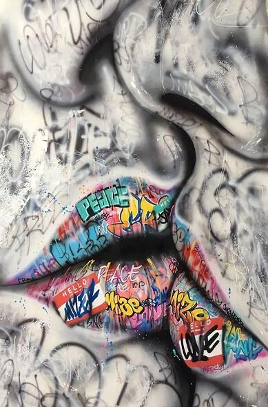Manon | Lippen Leinwand