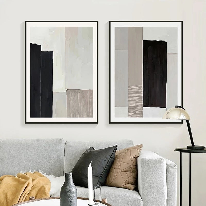 Lana | Geometrisches Muster Leinwand