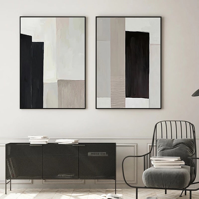 Lana | Geometrisches Muster Leinwand