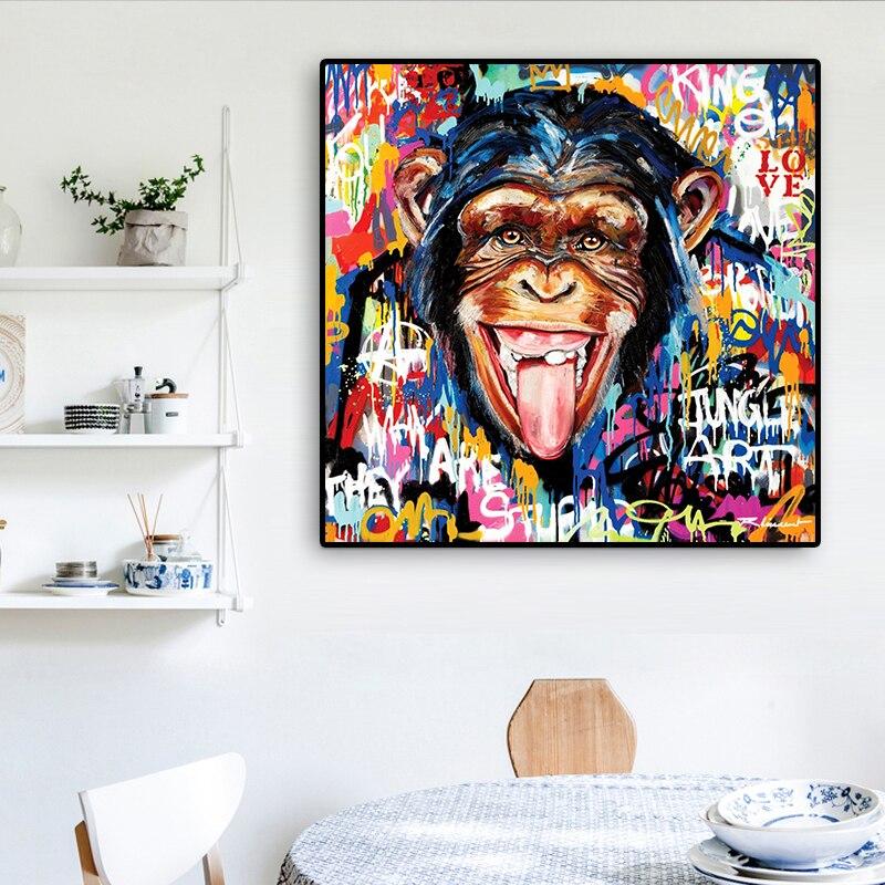 Arya | Street Art Monkey Canvas
