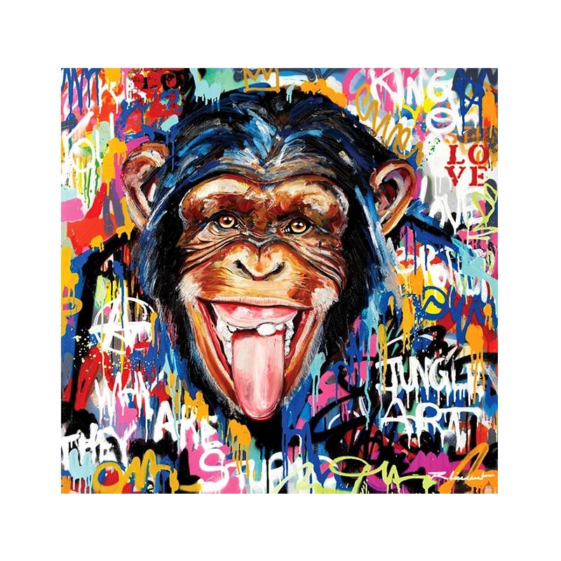 Arya | Street Art Monkey Canvas